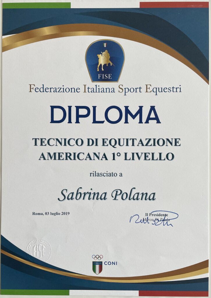 ISTRUTTRICE FISE POLANA SABRINA