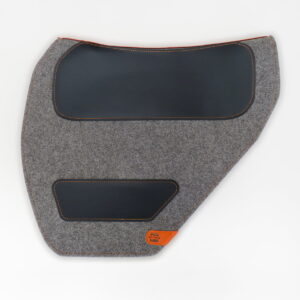 01 sottosella arancione sella ergonomica da equitazione made in italy prima spiritnova